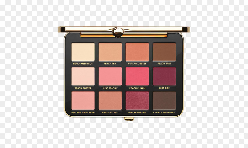 Too Faced Just Peachy Mattes Eye Shadow Cosmetics Sweet Peach Sephora PNG