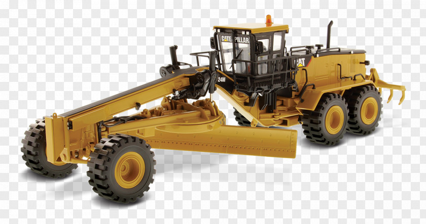 Excavator Caterpillar Inc. Grader Die-cast Toy 1:50 Scale PNG