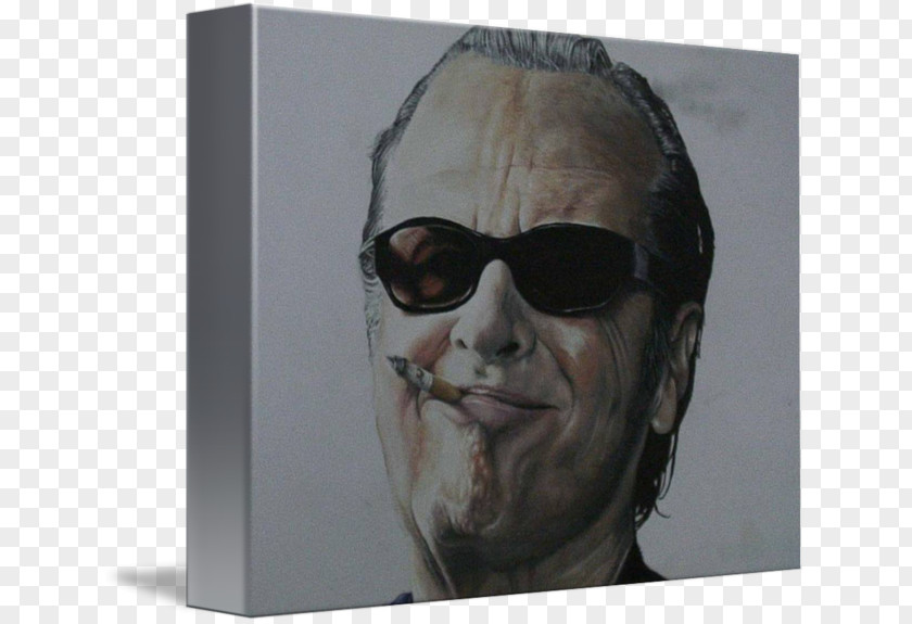 Jack Nicholson Jaw Glasses PNG