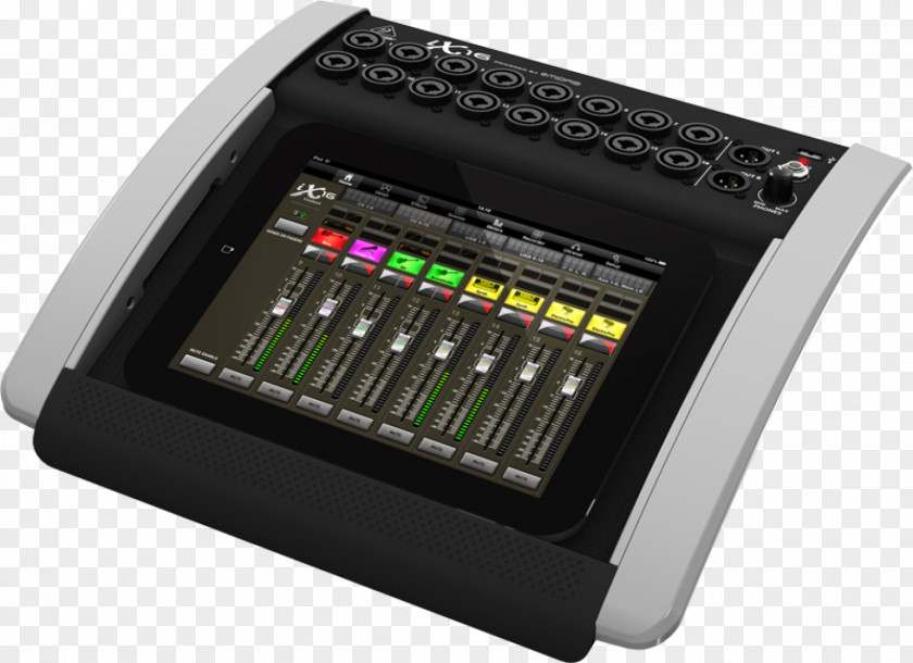 Mixer IPad Mini NAMM Show Audio Mixers Behringer Digital Mixing Console PNG