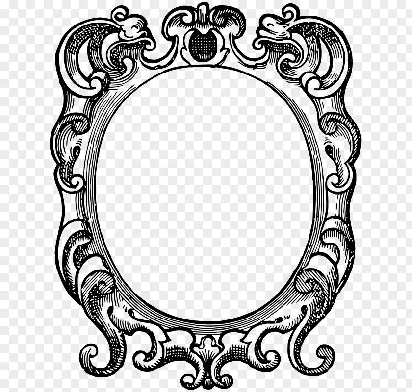 Ornate Vector Picture Frames Ornament Clip Art PNG