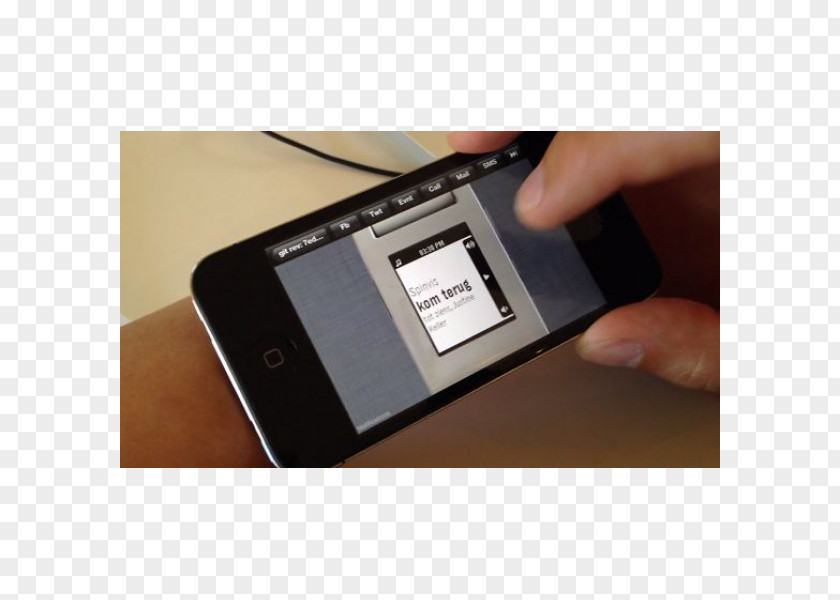 Pebble Smartwatch Mobile Phones User Interface Email PNG