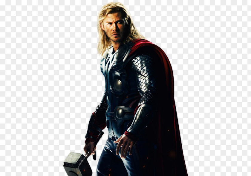 Thor Chris Hemsworth Marvel Avengers Assemble Desktop Wallpaper 4K Resolution PNG