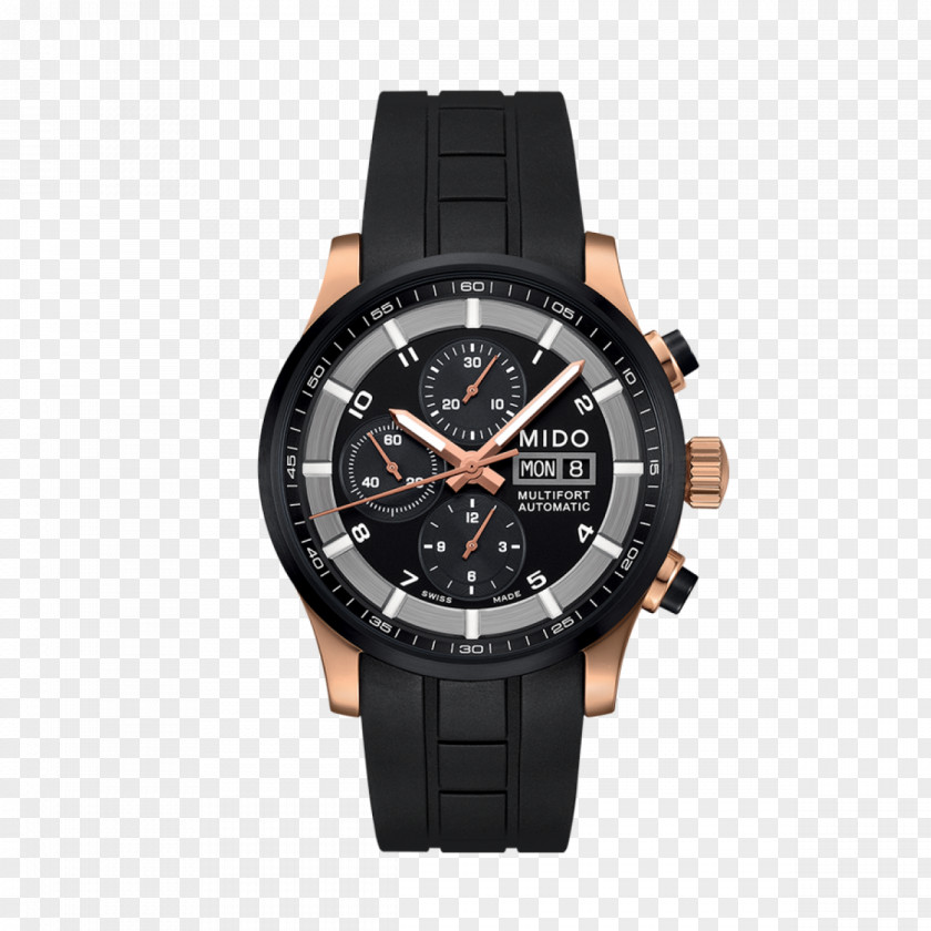 Watch Mido Tissot Chronograph Montblanc PNG