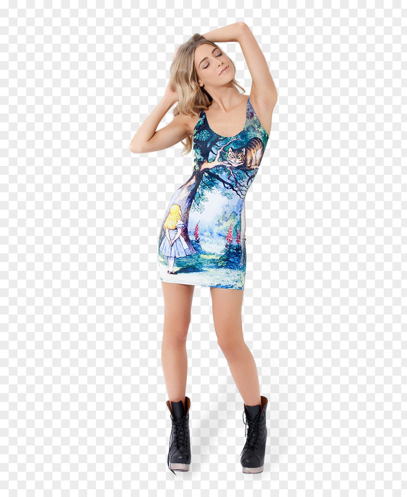 Alice Dress Cheshire Cat Clothing Blue PNG
