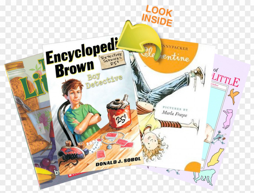 Book E.B. BOY DETECTIVE Advertising Encyclopedia Brown PNG