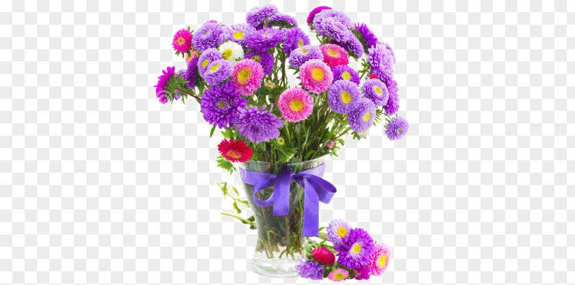 Flower Bouquet Aster Stock Photography Vase PNG
