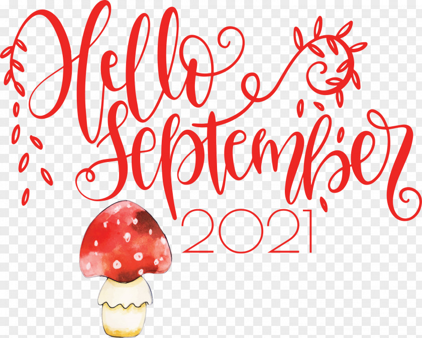 Hello September September PNG