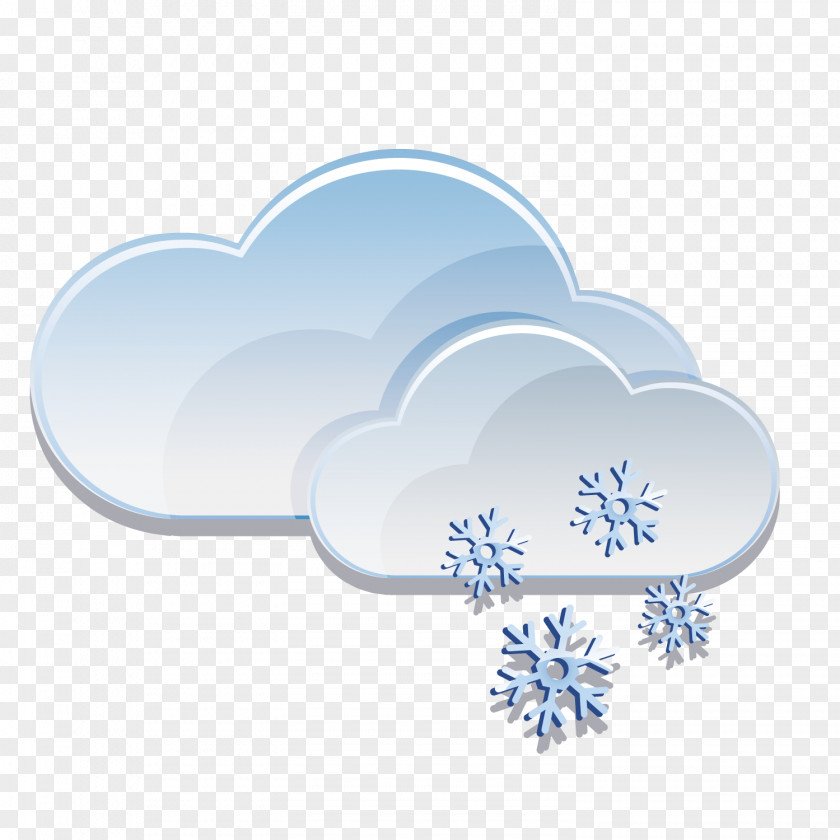 Snowflake Weather Symbol Cloud PNG