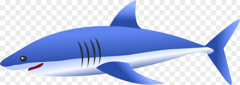 Vector Hand-painted Blue Shark Requiem Euclidean PNG