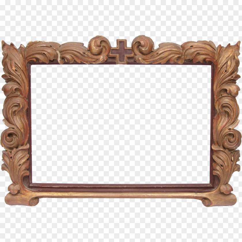 Wooden Frame Picture Frames Wood Carving Furniture Antique PNG