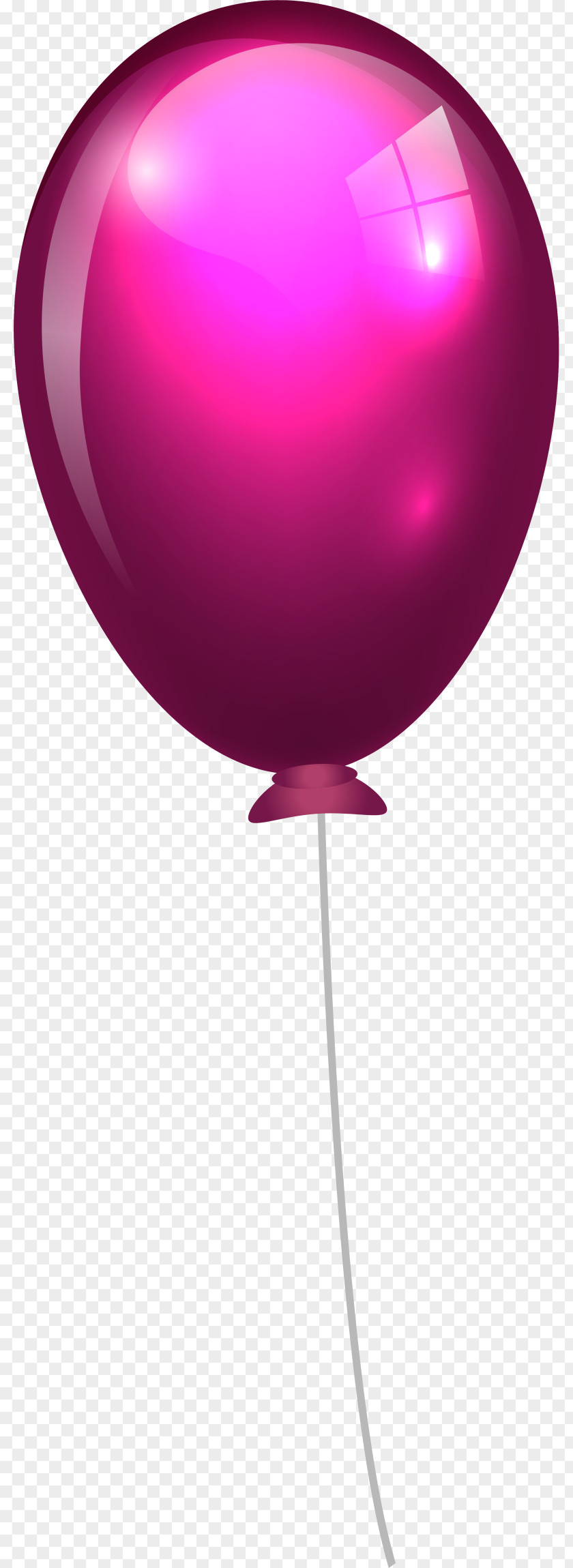 Hand Painted Purple Balloon Rope PNG