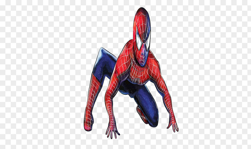 Spiderman Cartoon Drawing Spider-Man Paper Iron Man Venom PNG