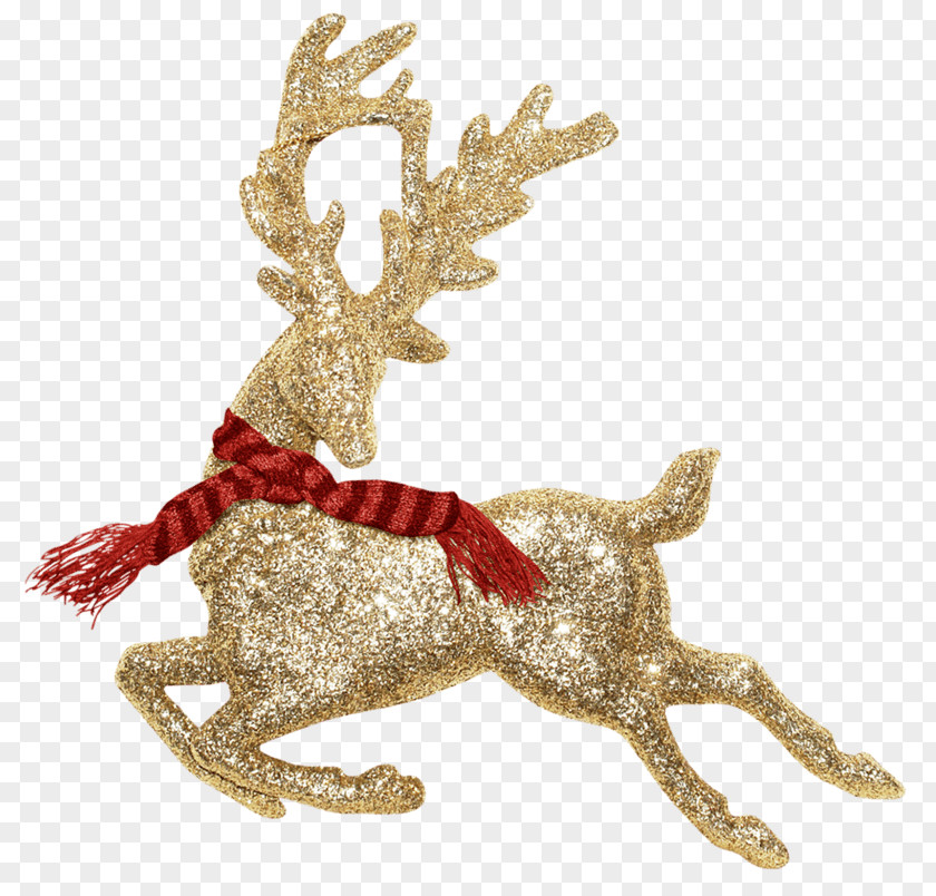 After Christmas Shopping Reindeer Santa Claus Image PNG