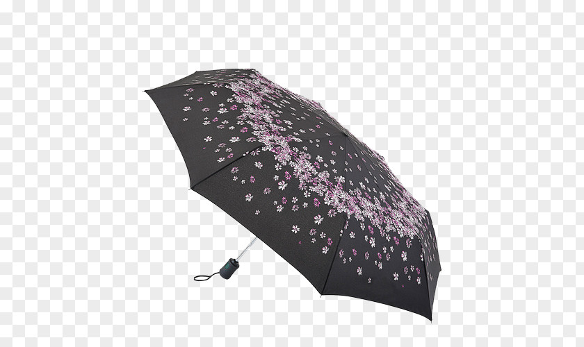 Black Cherry Umbrella Rain Clothing Handbag Flower PNG