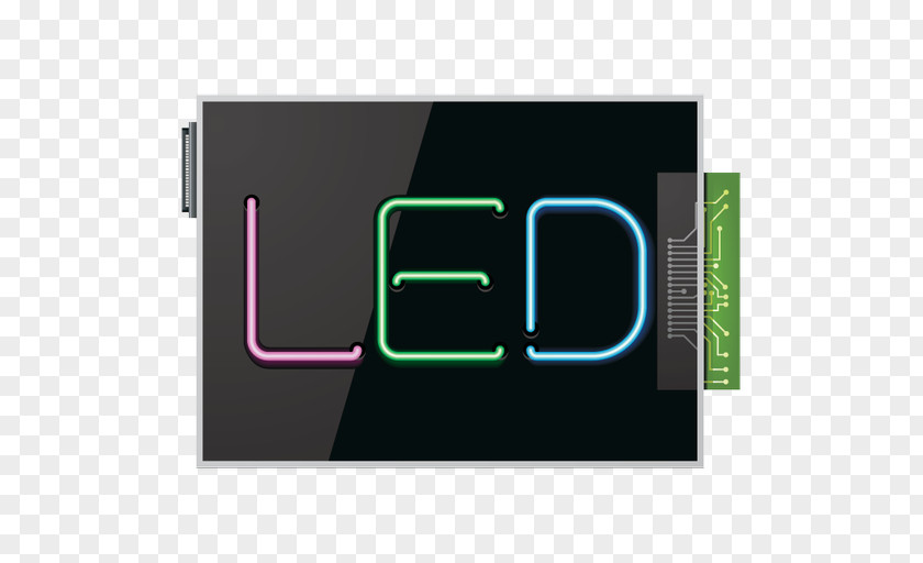 Icon Drawing Lcd Screen Light-emitting Diode Liquid-crystal Display PNG