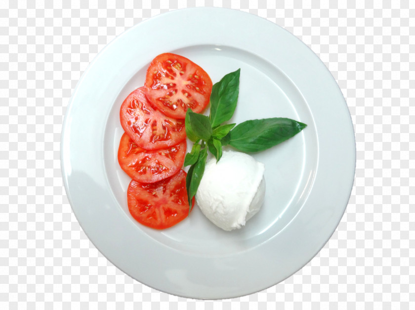 Tomato Recipe Dish Garnish Mozzarella PNG