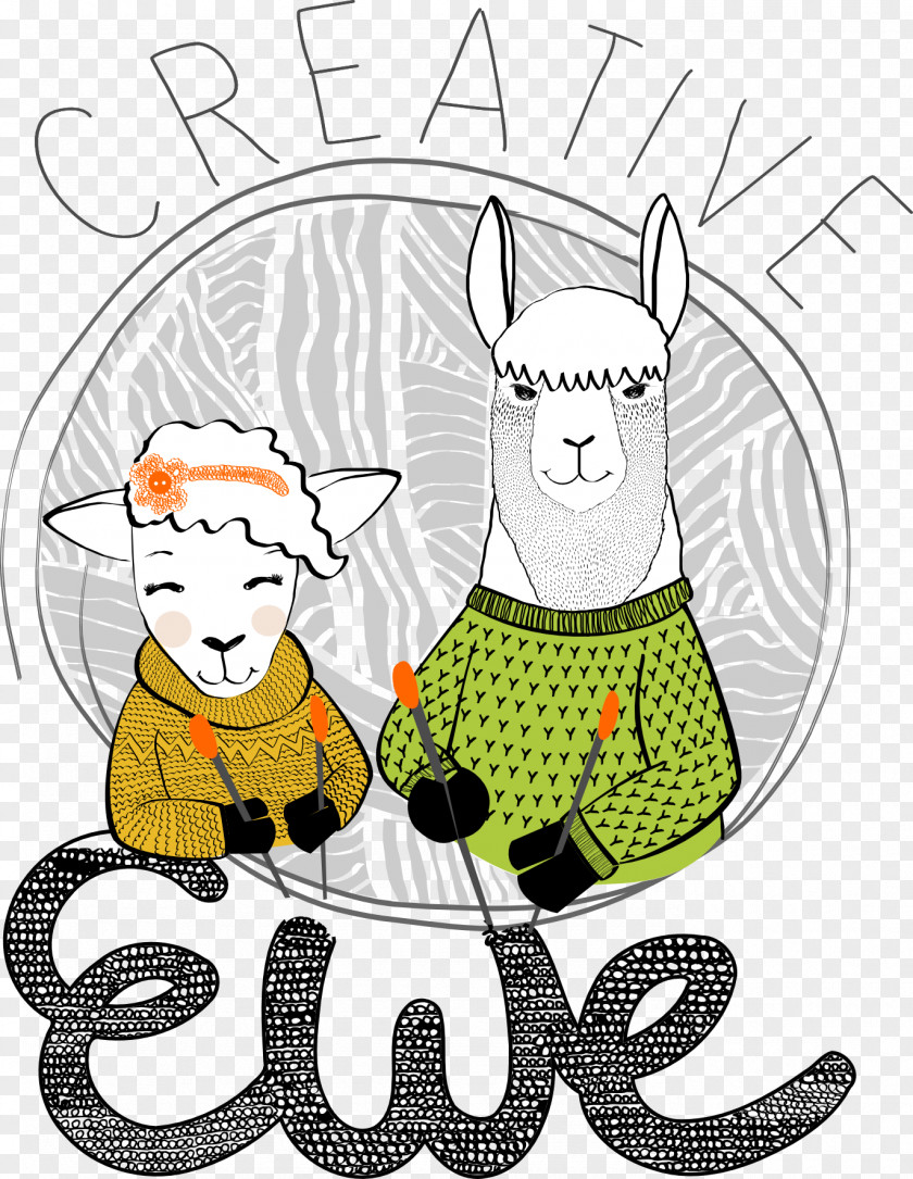 Alpaca Fiber Studio Creative Ewe Yarn Crochet Knitting PNG