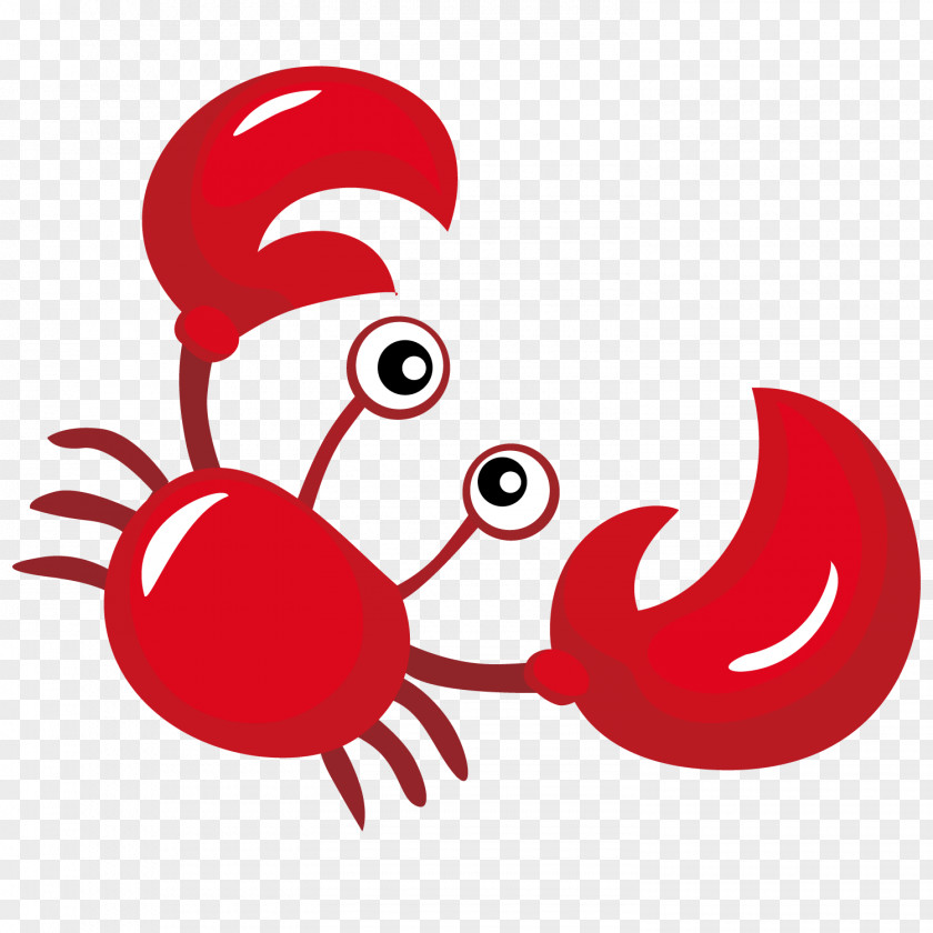 Cartoon Delicious Lobster Crab Cangrejo PNG