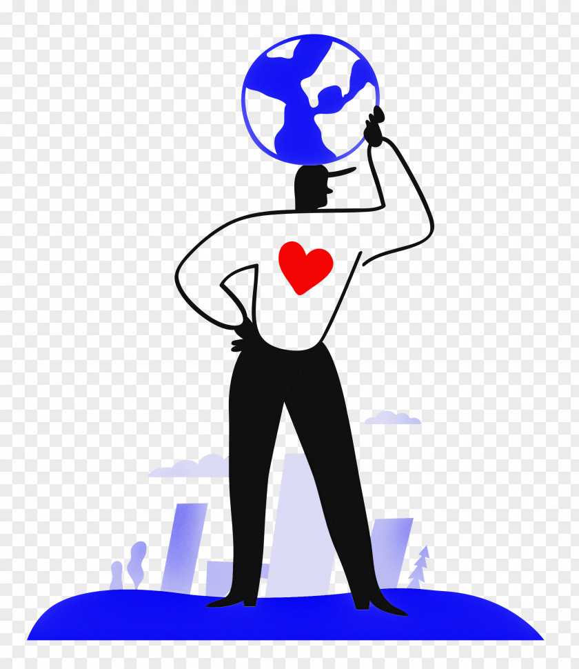 Holding Earth PNG