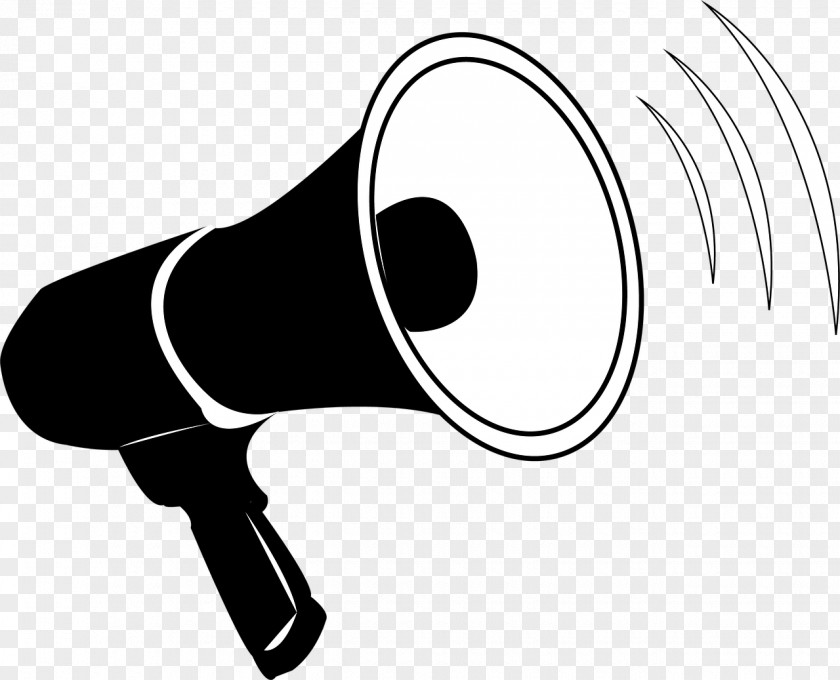 Megaphone Silhouette Sound Clip Art PNG