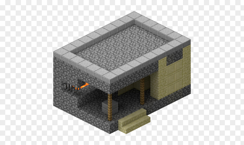 Minecraft Blacksmith Blueprint Village House PNG