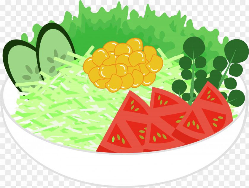 Salad Fruit Food Vegetarian Cuisine PNG