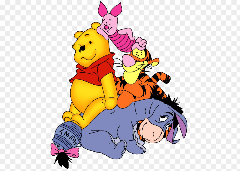 Winnie The Pooh Winnie-the-Pooh Eeyore Tigger Piglet Clip Art PNG
