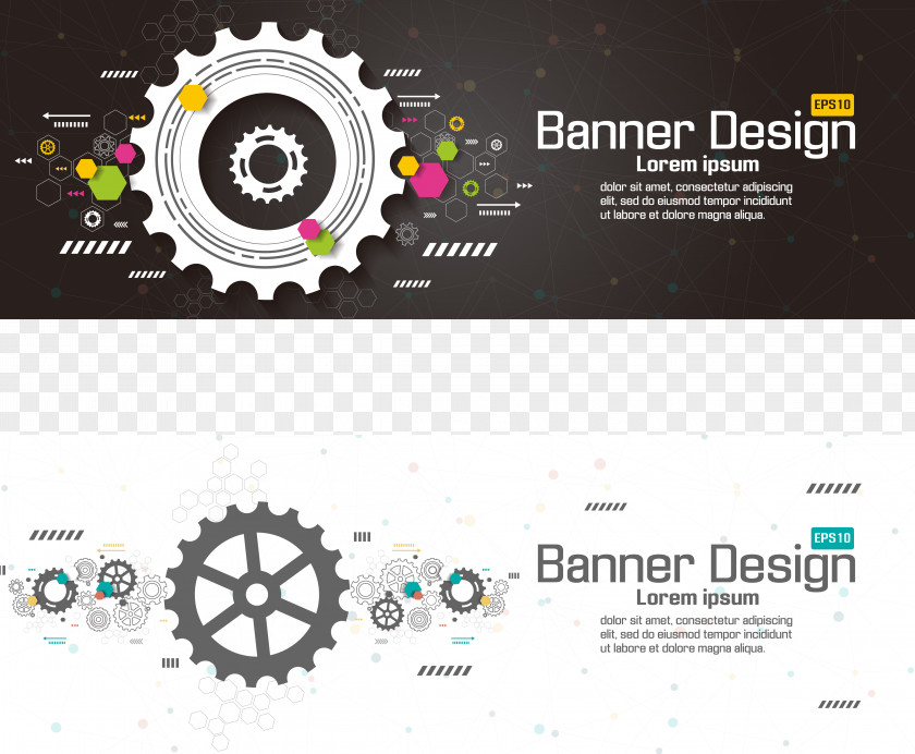 BANNERS Banner Design Vector Material PNG