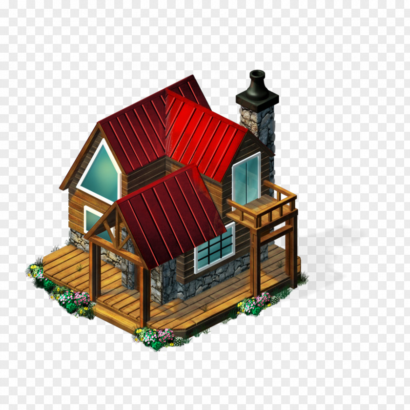 Cottage Log Cabin Clip Art PNG