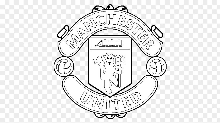 Manchester United Logo F.C. A.C. Milan FC Barcelona Football Coloring Book PNG