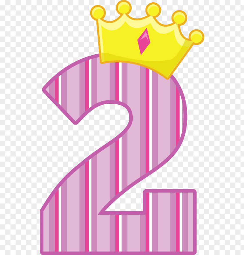 Number 2 Birthday Cake Candle Party Clip Art PNG