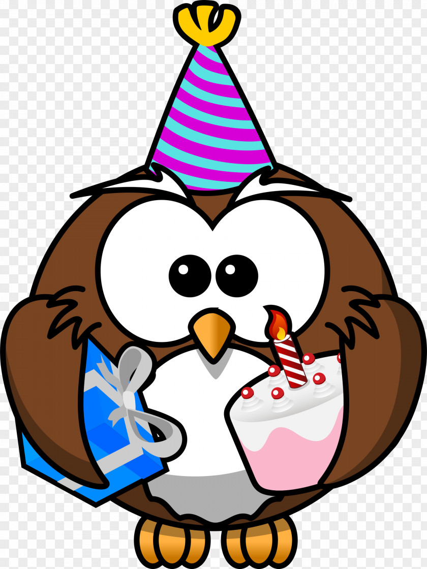 Party Time Cliparts Owl Cartoon Clip Art PNG