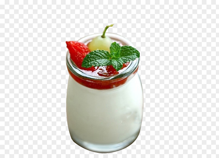 Bottles Of Yogurt Juice Buttermilk Panna Cotta PNG