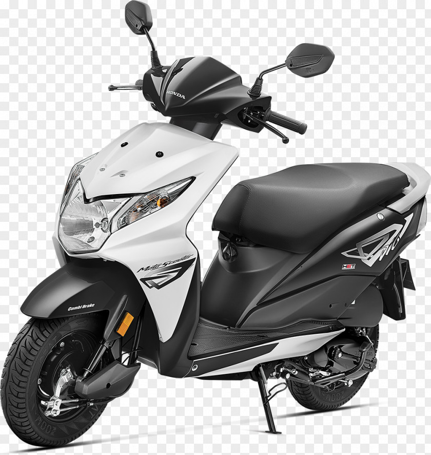 Honda Dio Scooter Motorcycle Black PNG