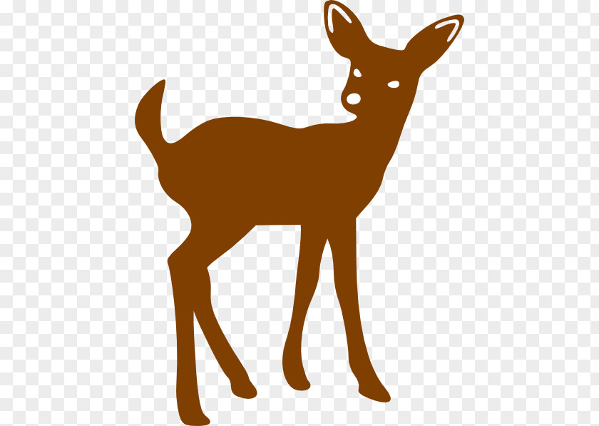 Whitetail Deer Clipart White-tailed Silhouette Clip Art PNG