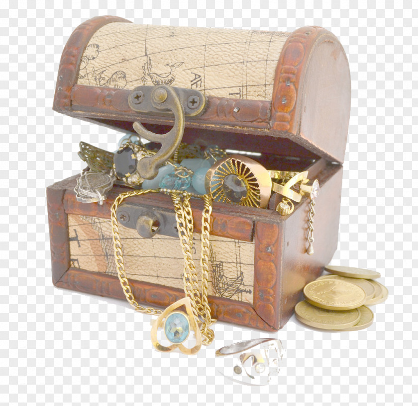 Box Filled With Gold And Silver Earring Stock Photography Jewellery Royalty-free Treasure PNG