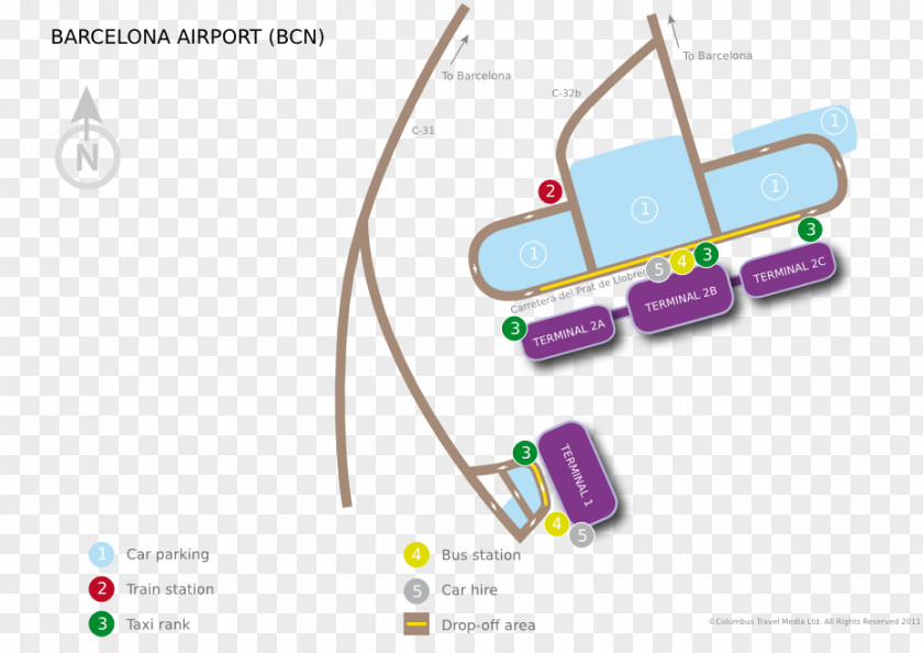 Hotel Airport Bus Barcelona Sants Railway Station Terminal Aeropuerto 2 PNG