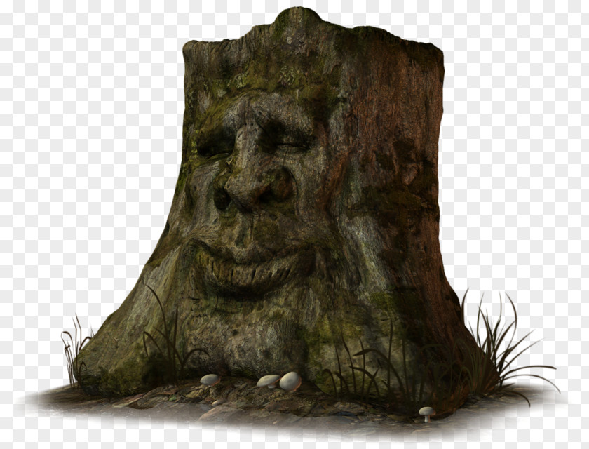 The Halloween Tree Trunk Clip Art PNG