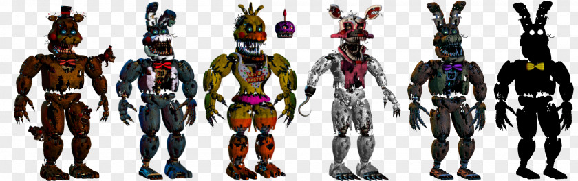 Toy Five Nights At Freddy's 2 4 3 Animatronics PNG
