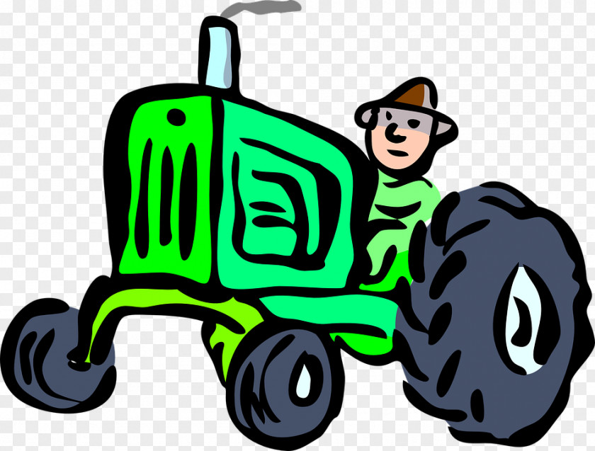 Tractor Farmer Clip Art PNG