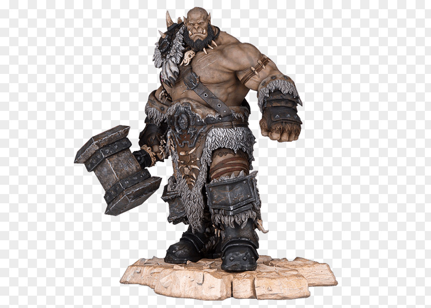 Warcraft Warlords Of Draenor Orgrim Doomhammer Durotan Gul'dan Figurine PNG