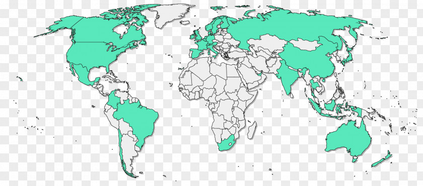 World Map Bertschi AG Blank PNG