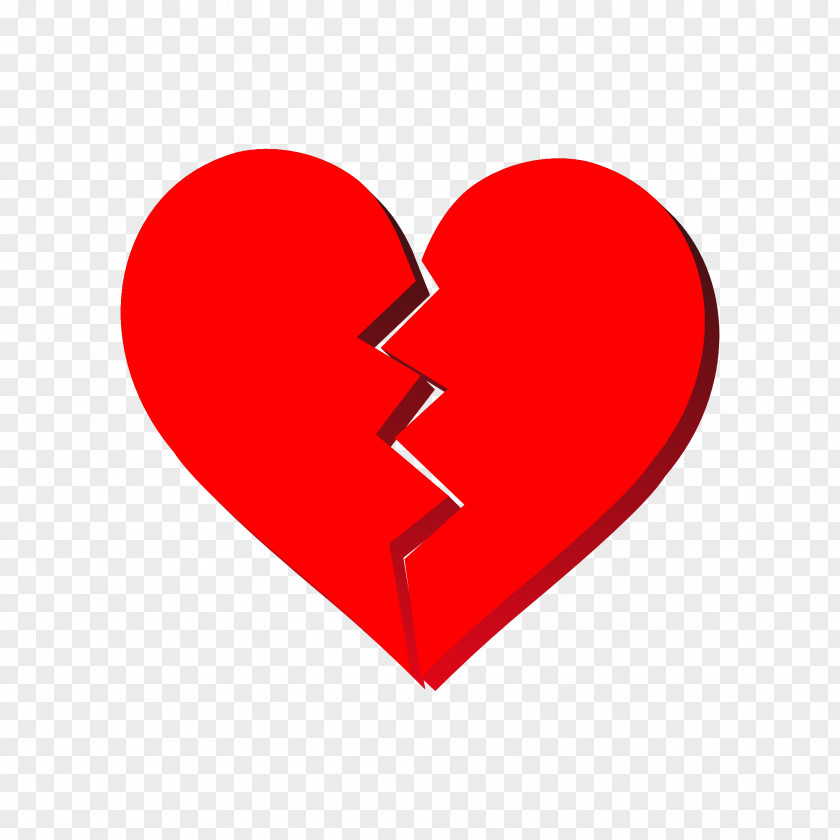 Cracked Heart. PNG