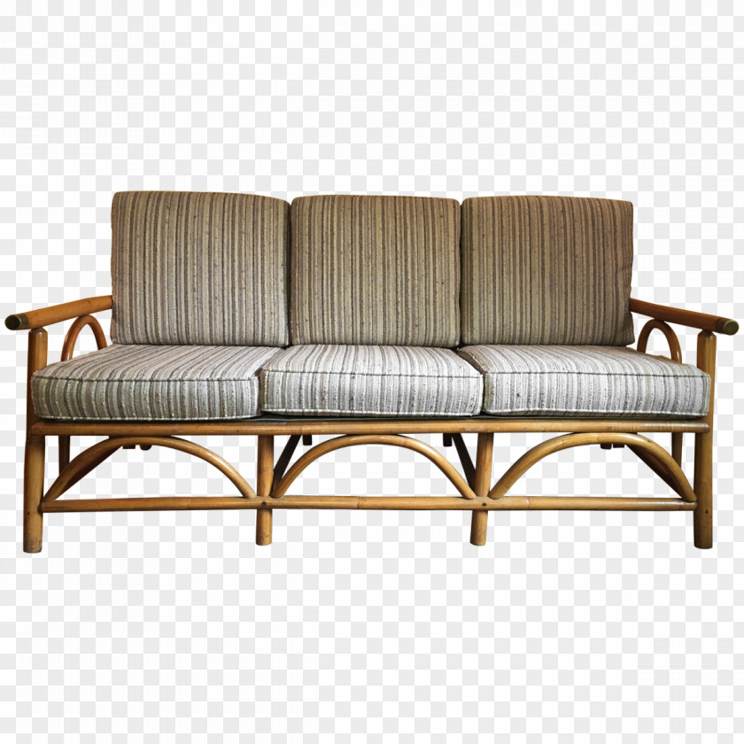 Green Rattan Couch Loveseat Furniture Coffee Tables PNG