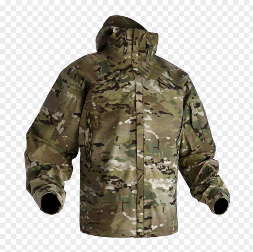 Jacket Gore-Tex Breathability Shell Hardshell MultiCam PNG