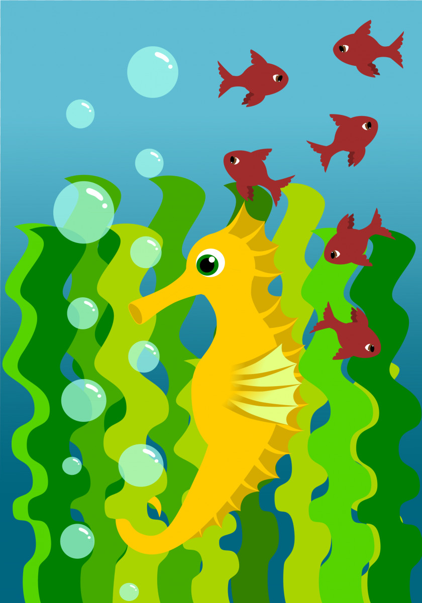 Seahorse Underwater Clip Art PNG