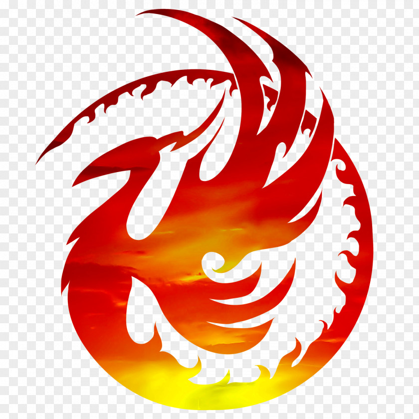 Crow Phoenix Logo Clip Art PNG
