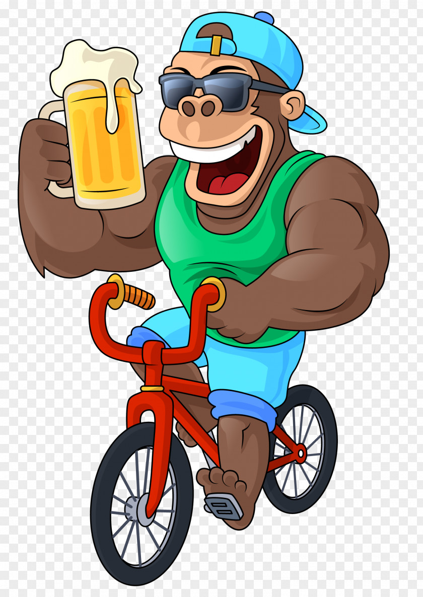 Gorilla Bicycle Pedals Pub Crawl Party Bike Pedaal PNG
