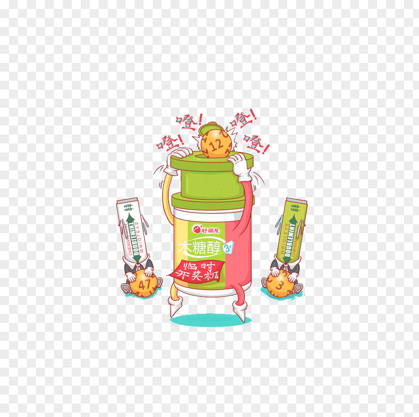 Lottery In Chewing Gum Ice Cream Candy PNG